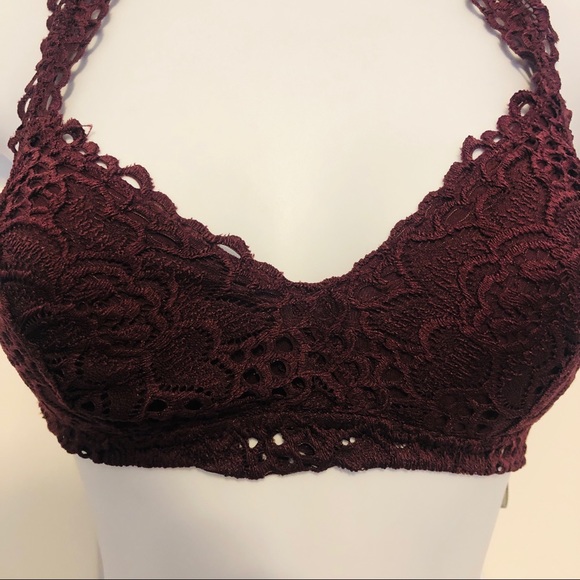 Aerie Lace Lined Floral Bralette S/P - Picture 2 of 9